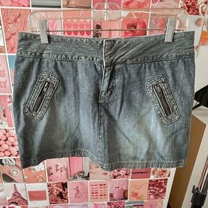 Xhilaration Jean Skirt